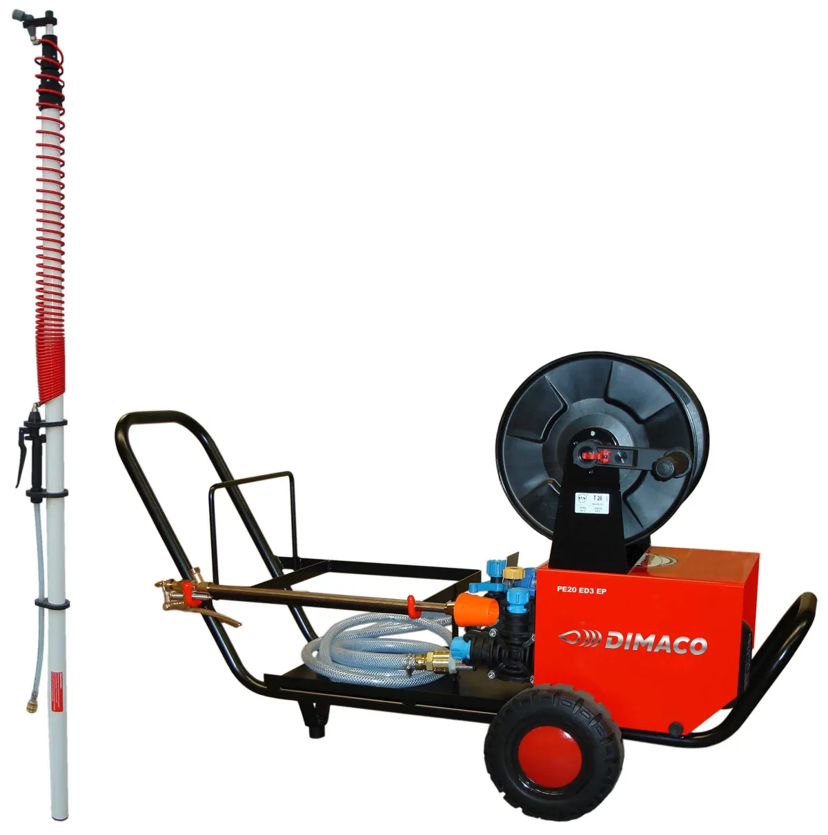 Pulverisateur DIMACO moteur elect mono 25m 19l/mn 10bars + Enr + ED3