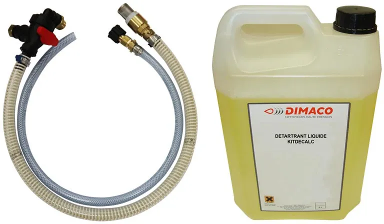 Kit accessoires eau chaude pour détartrage curatif