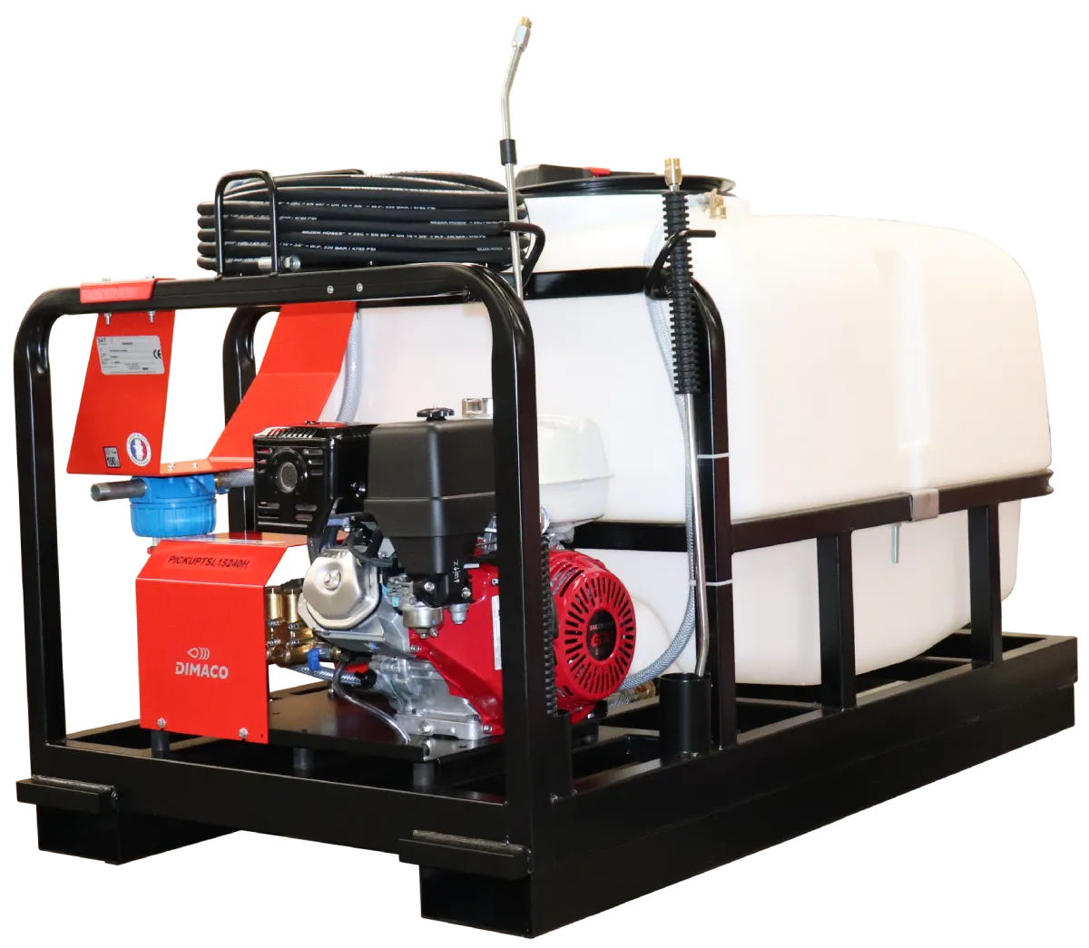 Skid HP DIMACO 900 l/h 240 b Moteur Essence Honda 13 cv