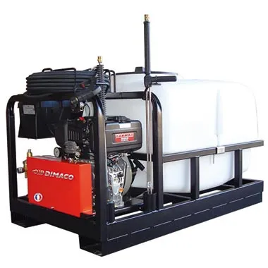 Skid HP DIMACO 900 l/h 210 b Moteur Diesel Yanmar 10 cv.DE