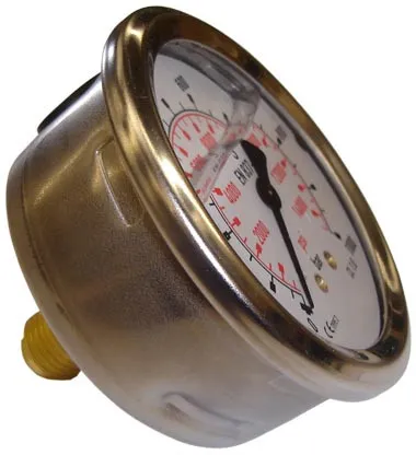 Manomètre inox ø63 RA 0-1000b