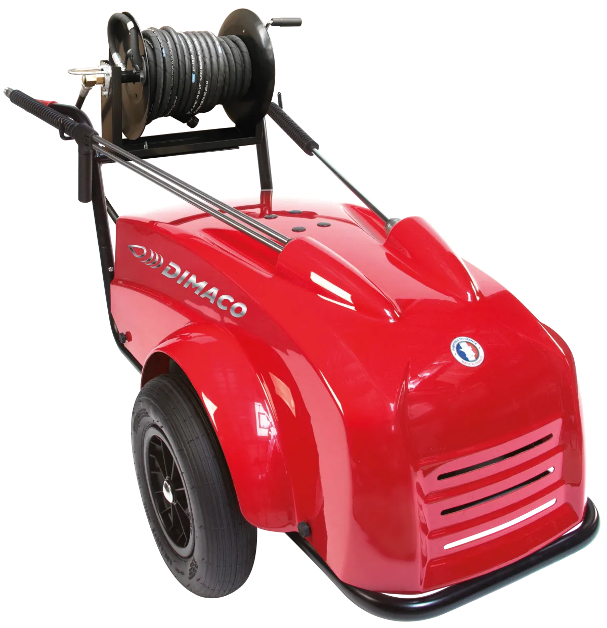 Nettoyeur HP DIMACO élec 1560l/h 150b 12 cv triphasé Stop Total+Enrou