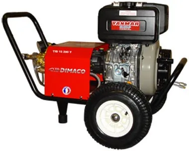 Nettoyeur HP DIMACO 900 l/h 200b Moteur diesel YANMAR 10 cv