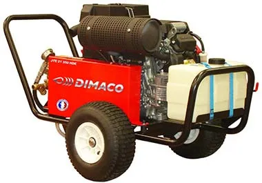 Nettoyeur HP Dimaco 1260l/h 350b Moteur essence Honda 24cv Dem Elec