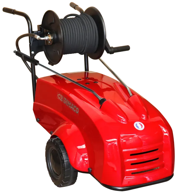 Produit Nettoyeur HP DIMACO élec 1100l/h 160b 7.5cv triphasé Stop Total+Enrou Image