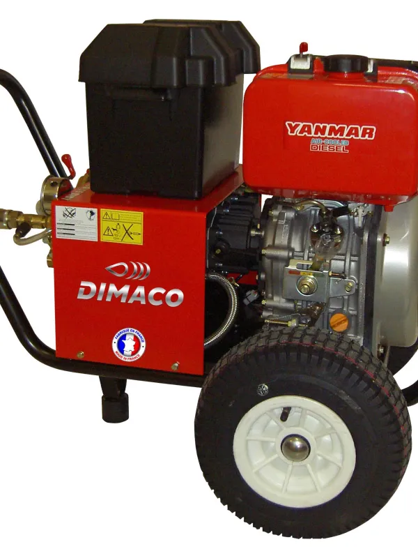 Produit Nettoyeur HP DIMACO 900 l/h 200 b Moteur diesel Yanmar 10 cv Dem Elec Image